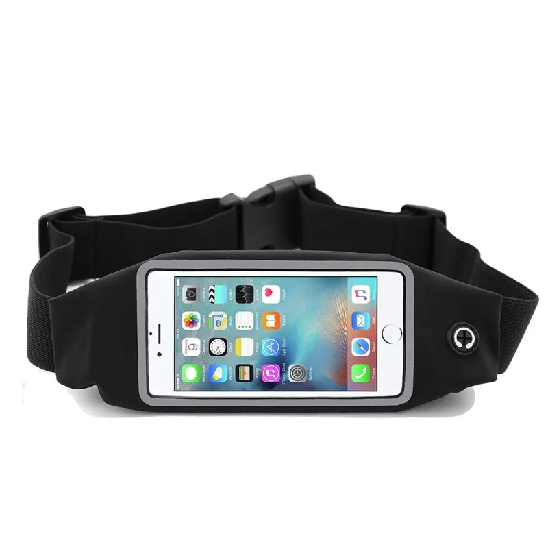 Sport Fanny Pouch Running Waist Pack Bag Belt Waterproof Zip For iPhone Samsung 