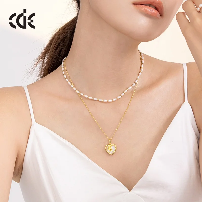 Custom Gold Filled Necklace Pressed Rose Flower Pendant Necklace For Girl