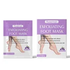 Private Label Lavender Peeling Mask Feet Skin Care Socks Exfoliating Foot Mask