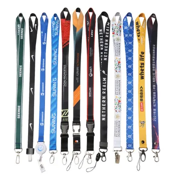 BSBH Free Sample Promotional Custom Printed Neck Polyester Lanyard With Logo