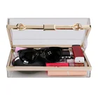 Fashion Bag Clutch Fashion Elegant Women Acrylic Evening Handbag Cross-Body Purse Bag With Gold Chain Strap