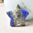 Star Stone Natural Crystal Quartz Star Crafts Pentagram Healing Stone For DIY Gift Gemstone
