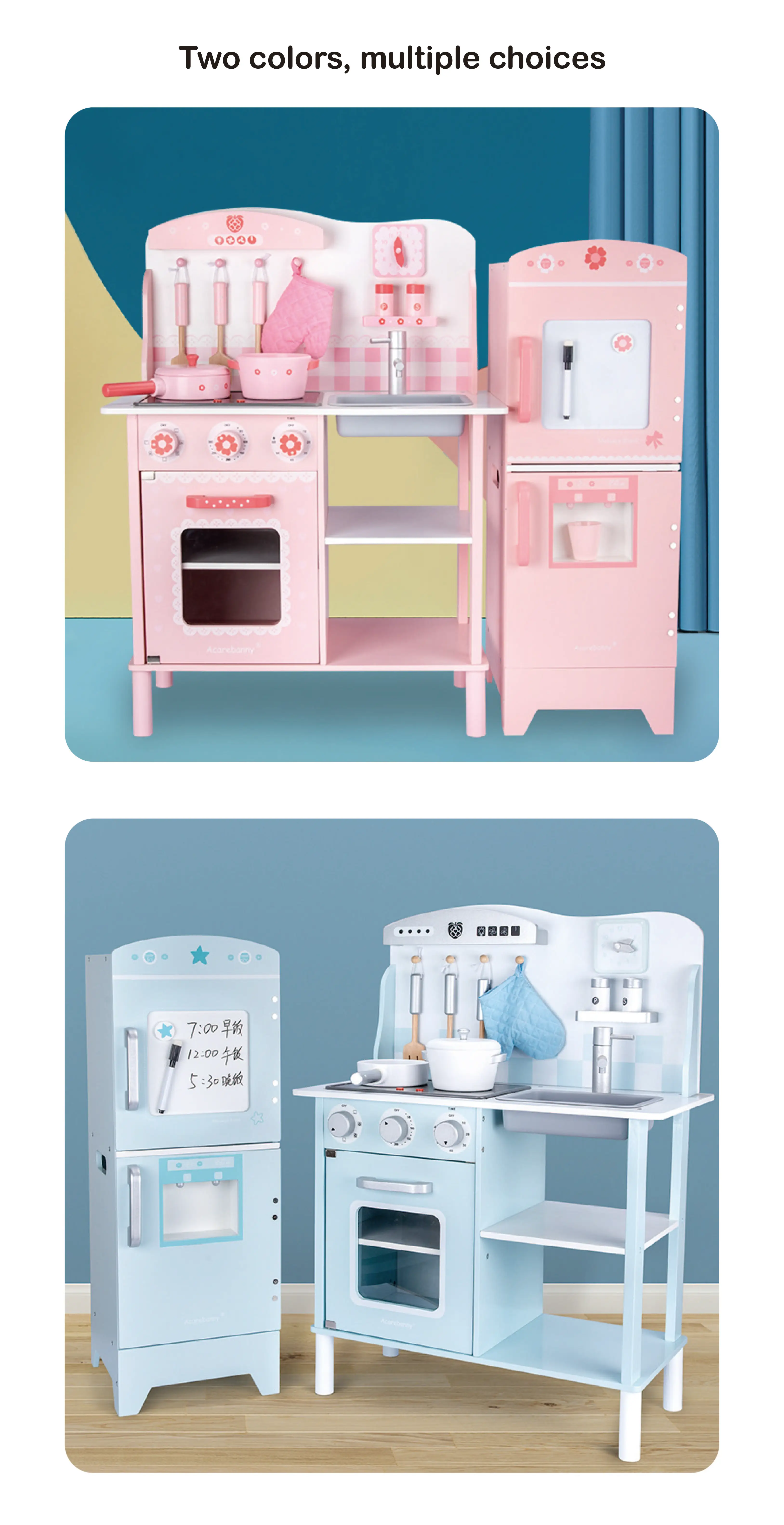 Simulate Kitchen Game Sets Toys Wooden Kitchen Toys Children's Wooden