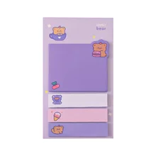 4 Pack Cute Sticky Notes Cartoon Sticky Memo Pads Kawaii Small Self-Stick Memo Note Pad Office School Supplies