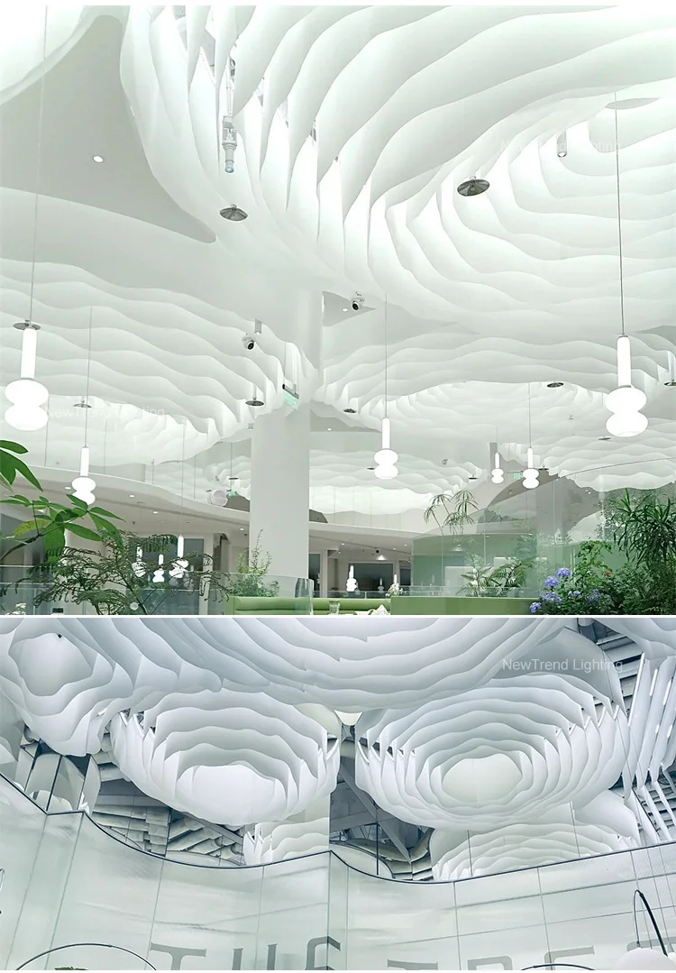 cpl 413 new design indoor decoration shopping mall hotel lobby restaurant showroom exhibition led chandelier -4