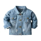 Baby Jacket Jackets Fashion Baby Boys Long Sleeve Outerwear Coat Jeans Jacket Kids Denim Jackets