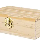 Unfinished Wood Craft Box Light Unfinished Wood With Clasp Make Your Own Gift Box Jewelry Box Photo Box