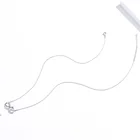 Silver Silver Silver Necklace Sterling Silver Rose Numeral 8 Platinum Plated Fashion Simple Girl's Necklace