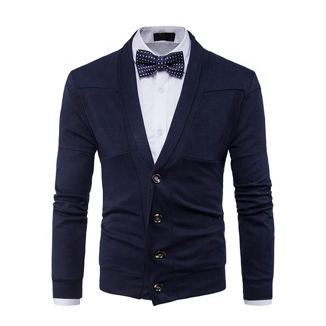 Men Sweater Casual Jersey Long Mens 