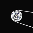 Round Stone SICGEM Pure White Clear Moissanite Ideal Cheapest 4 Carat Big Size Round Cut Moissanite Stone