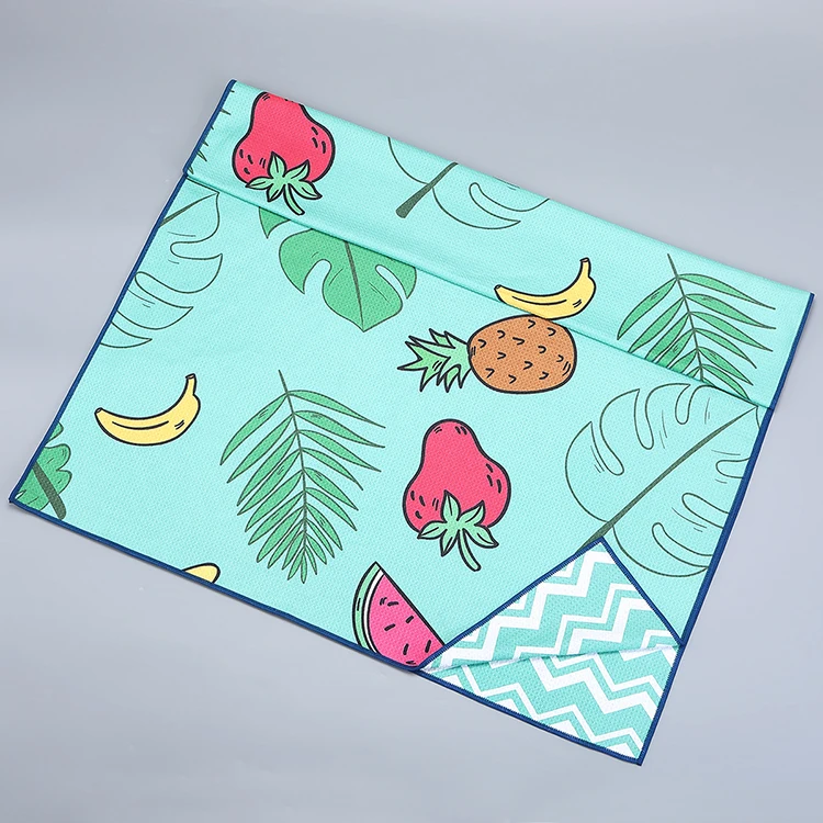 Hot Sale Sand Free Soft Super Water Absorbent Custom Printed Sublimation Microfiber Beach Towel