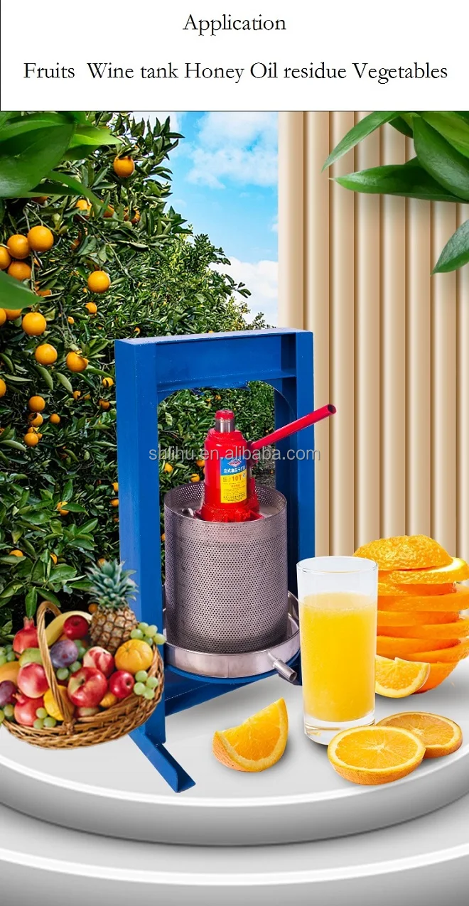 Hydraulic Heavy Duty Slow Cold Press Squeezer Extractor Machine For