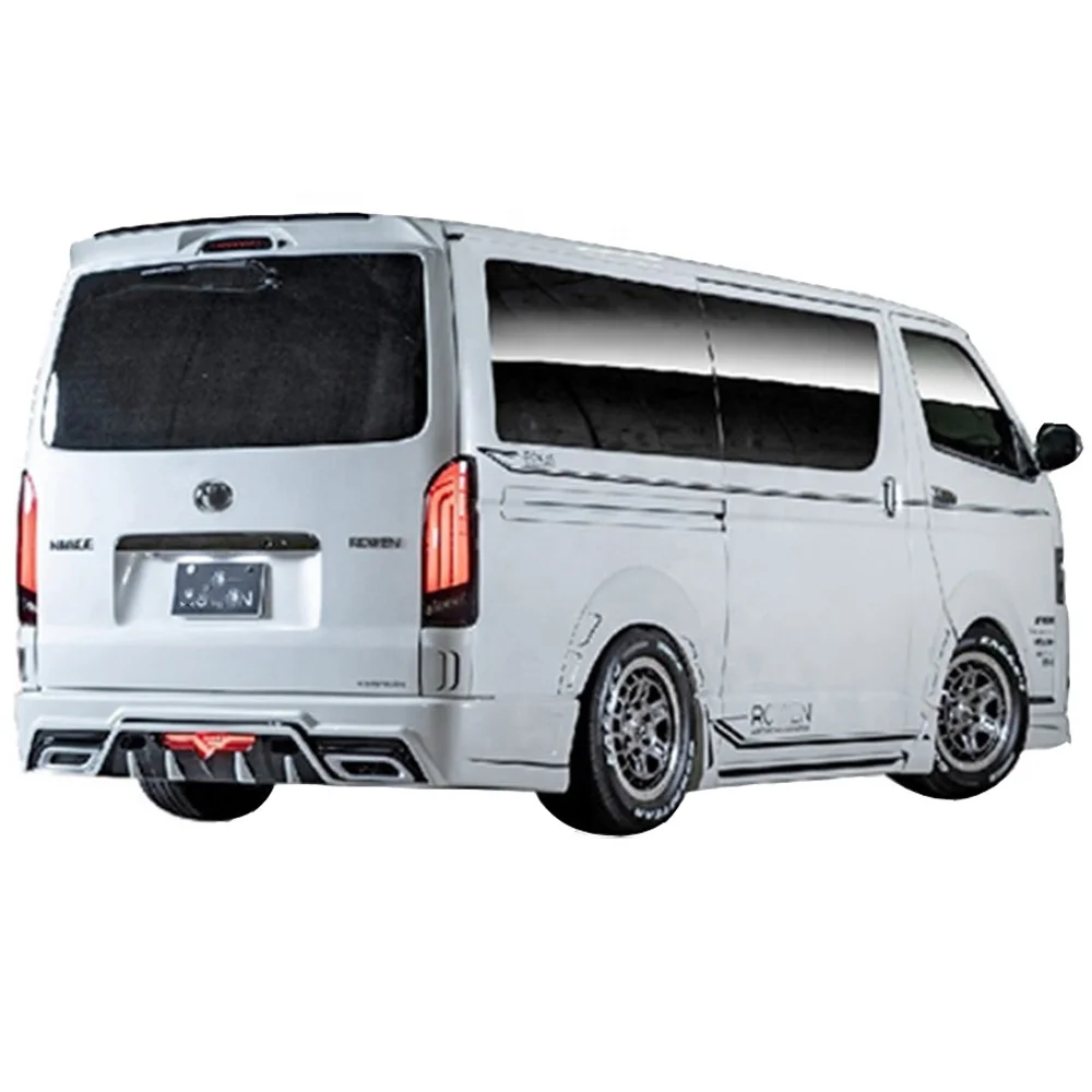 Abs Plastic Body Kit Bumper Fit For Hiace Kdh Narrow