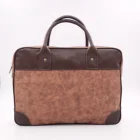Leather Customized Large Capacity Waterproof Pu Messenger Bag Crossbody Vintage Leather Handbags Shoulder Bag For Men