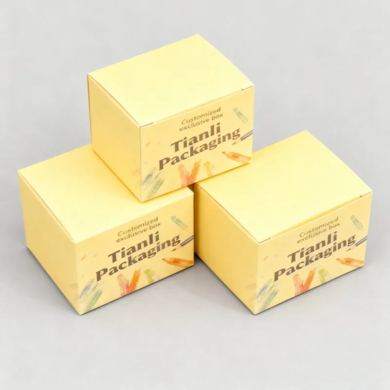product cheap customization recyclable wholesale digital printing paper box chalk stationery colored pencil packaging box-4