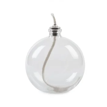 Wedding Party Holiday Decoration Hand Blown Mini Decorative Round Glass Ball Oil Candle Lamp