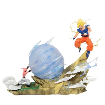 Hot sale 7 dra-gon ball Anime Figure Goku with Buu Anime Model  PVC Action Figure Collectible Model Doll Toy Classic Figurine