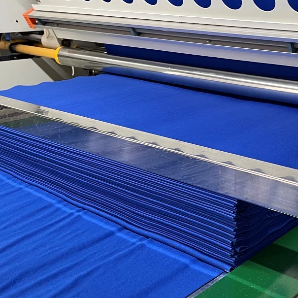 Knit Fabric Tubular Compactor Machine Cotton Polyester 3 Ends French Terry Fabric for Hoodie Fabrics factory