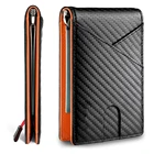 Wallet Men Rfid Wallet Custom Bifold RFID Blocking Money Clip Wallet PU Leather Small Slim Minimalist Men's Wallet