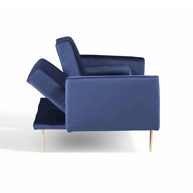 Three-Seat Fabric Sofa Bed for Living Room Apartment Warehouse or Mall Hotel-Lounge Design Furniture Futon manufacture