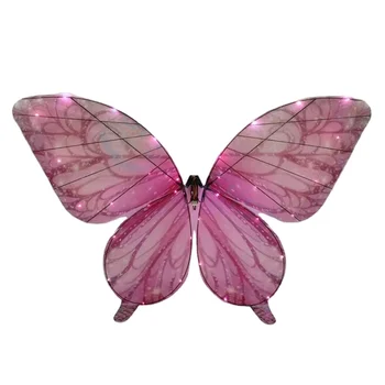 Topflashstar Swarm Bionic Butterfly Drone for Stage Wedding & Event Remote Control Flapping Aircraft with Customizable LED Show