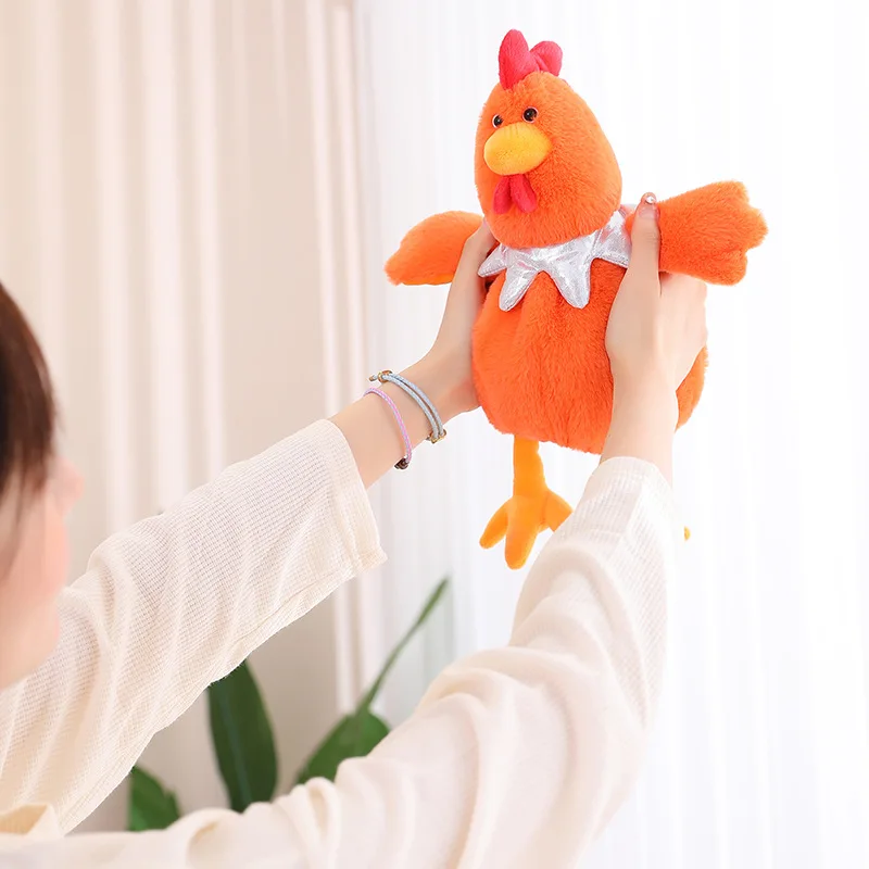 Cartoon Cute Chicken Stuffed Plush Toy Soft Pot-bellied Chicken Doll Children Soothing Gift ...