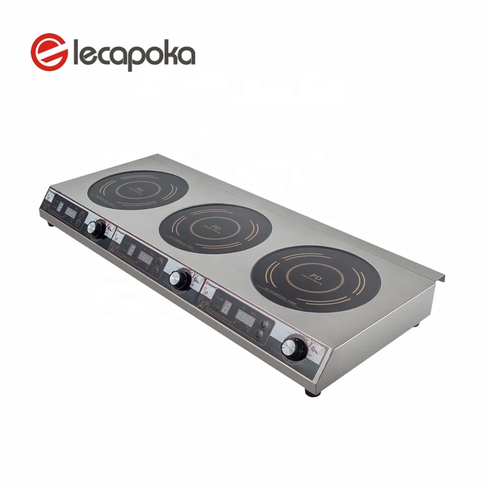 3 burner cooktop electric