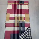 Scarf 2020 New Winter Thick Double-Sided Cashmere Geometric Pattern Scarf Lengthened Warmth Ladies Shawl