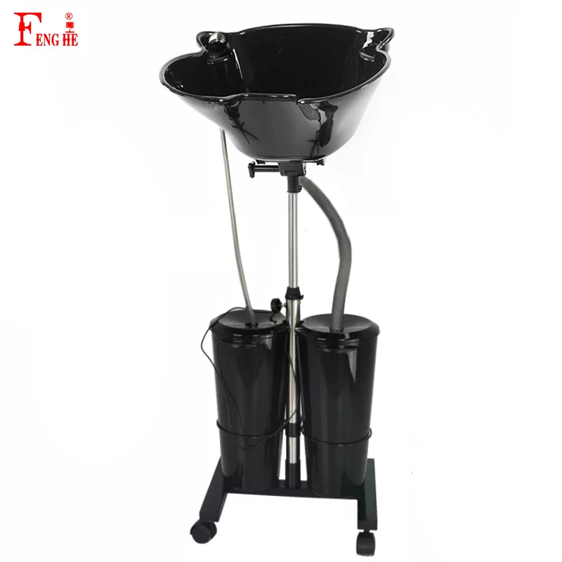 wholesale Electric with Bowl Sink Hair Wash Massage Bathroom Salon Beauty Furniture hair salon wash basin