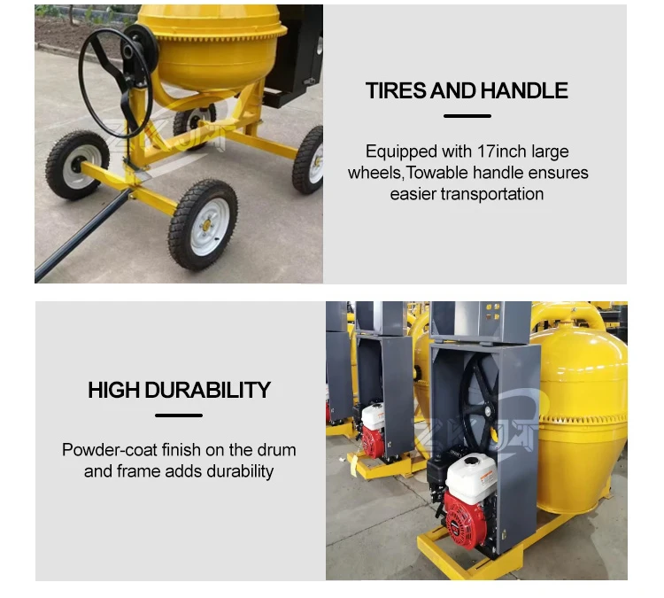 Portable Electric Mini cement Mixer Concrete Mortar Mixers