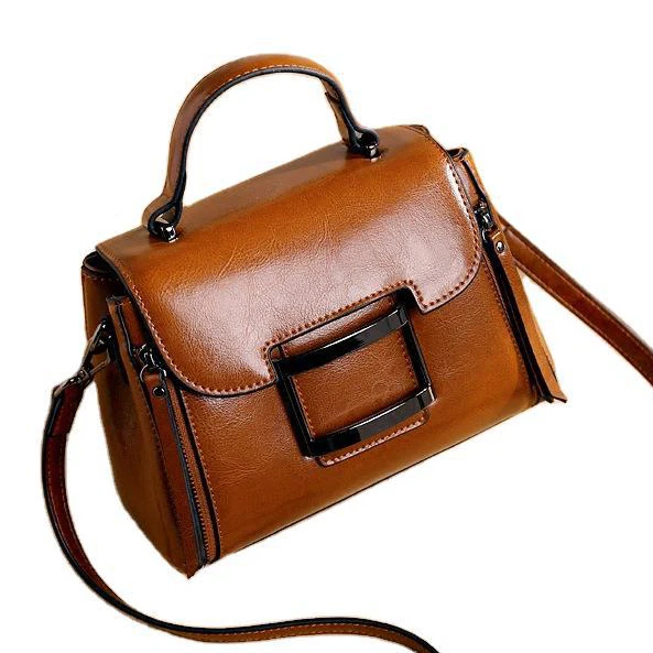 New Fashion Bolsos Handbags Woman Bags Luxury Button Fashion Women Bags Genuine Leather Ladies Handbags Women Bag