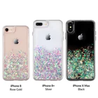 Case Mobile Phone Cover Shockproof Color Holographic Flakes Transparent Phone Case For Iphone12