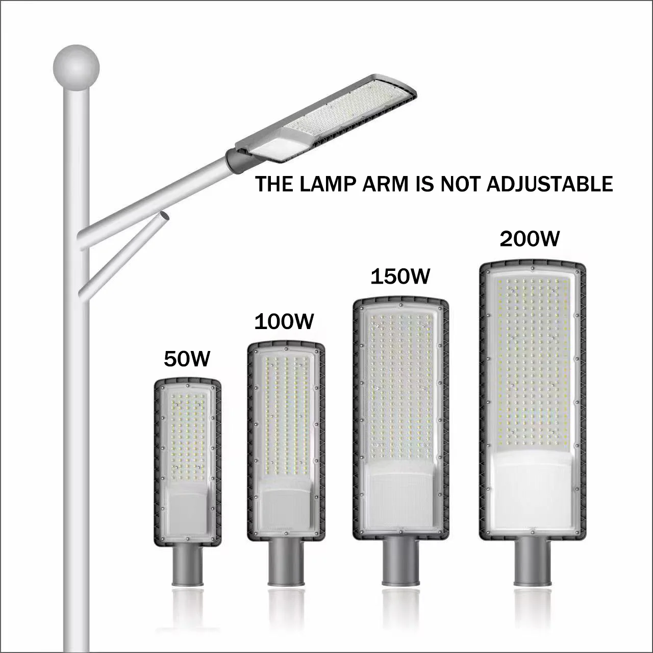 Manufacturers cheap outdoor waterproof Ip66 outdoor floodlight 50w100w150w200w energy-saving Led street lamp IP67 floodlight