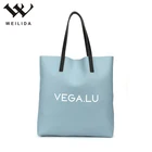 Leather Bag Factory Custom Logo Hot Sale GRS PU Leather Tote Bag For Women