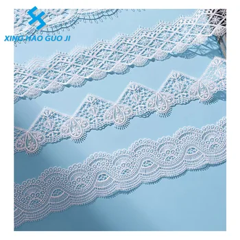 Factory the latest direct sales of high-quality Chinese embroidery factory straight milk lace trim