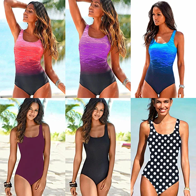 Factory Direct Sale Women Swimsuit Sexy Summer One Piece Beach