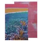 Beach Beach READY STOCK Custom Logo Printed Beach Towel Wholesale Striped Microfiber Suede Beach Towel