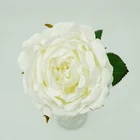 Red Rose Flowers Artificial Rose Hot Sale 34cm Single Red Rose Artificial Real Touch Rose Flowers For Wedding