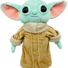 Baby Doll 40cm Baby Yoda Plush Toy Master Baby Yoda Stuffed Doll Toys Plush Stuffed Soft Cartoon Toy