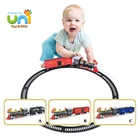 Train Train Railway Toy Electric Car Track Kids Plastic Race Train Set Tracks Rail Fast Cars Slot Toys