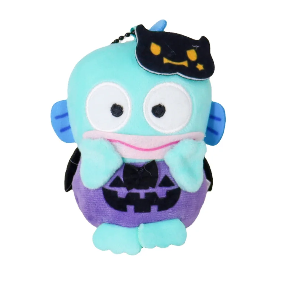 (Wholesale)Hot Selling 8cm pp cotton stuffed Halloween Kuromi Melody plush keychain dolls for gift