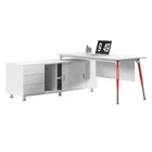 Custom Furniture Modern Good Quality Powder Coated Steel Office Desk