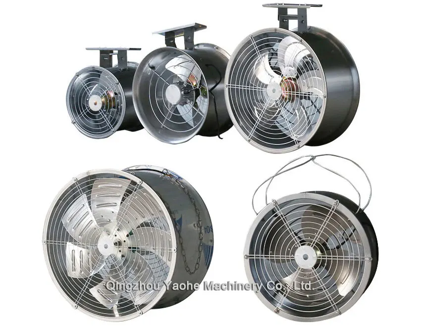Hanging Air Circulation Fan, Ceiling, 304, Stainless, Steel - detail 2