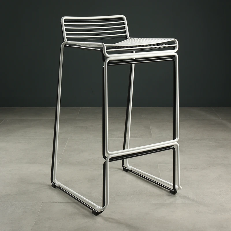 industrial restaurant furniture harry bertoia metal frame dining chair High kitchen bar stool height bar chairs
