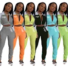 Suits Soccer Custom Logo Jogging Suits Yoga Sets Women Winter Soccer Jogger Tracksuit Set 2 Piece