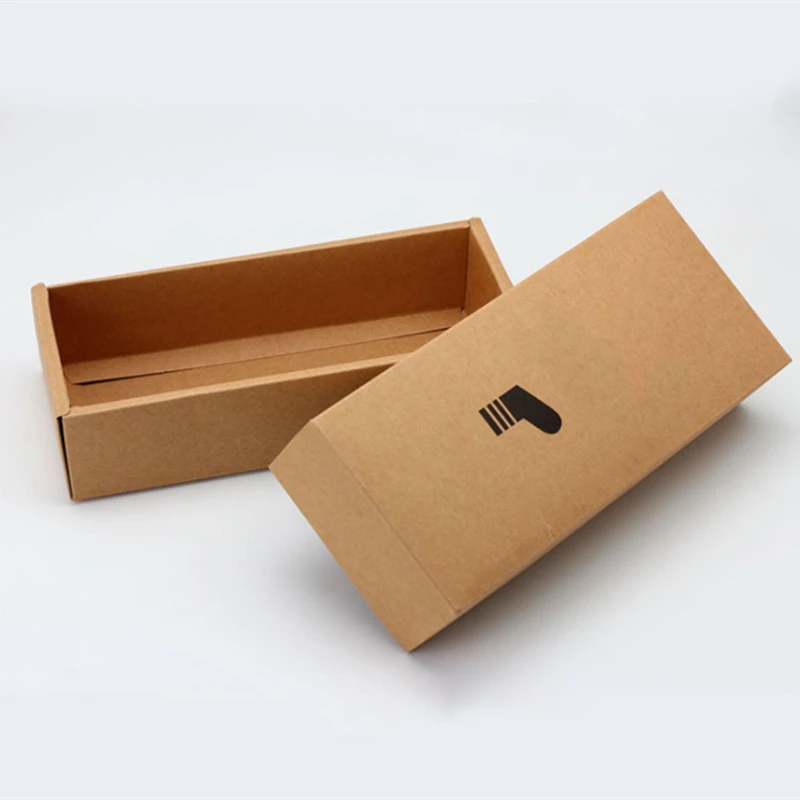Customized Printing Recycled Kraft Paper Socks Packaging Box with MOQ 500pcs