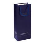 Black Kraft Paper Bag Deliver Ycolor Handle Wine Bag Kraft Paper