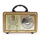 Radio Fm Portable Vintage Retro Wireless Speaker Home Handhold Radio FM AM SW 3 Band Radio USB TF BT MP3 Player