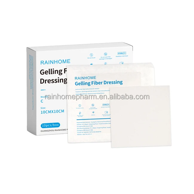 Gelling fiber dressing