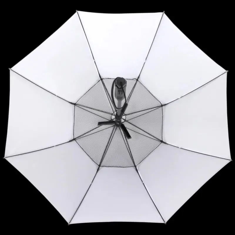 Amazon Hot Sale Umbrella With Fan And Water Spray Special Waterproof Solar Mist Fan Straight Uv Umbrella with logo for sale